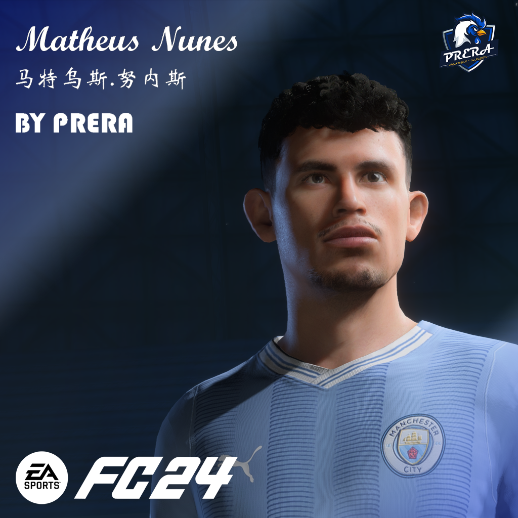 努内斯（Matheus Nunes）by PRERA-FC24 脸补专区社区-EAFC 24-更衣室MOD